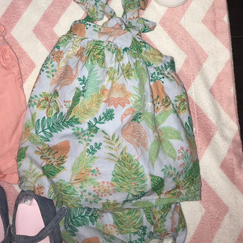 Janie and jack floral romper